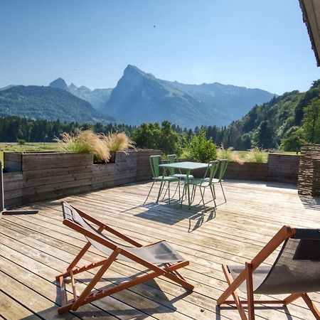 Duplex 2 Chambres Avec Grande Terrasse, Animaux Acceptes, A Samoens - Fr-1-642-77 Zewnętrze zdjęcie