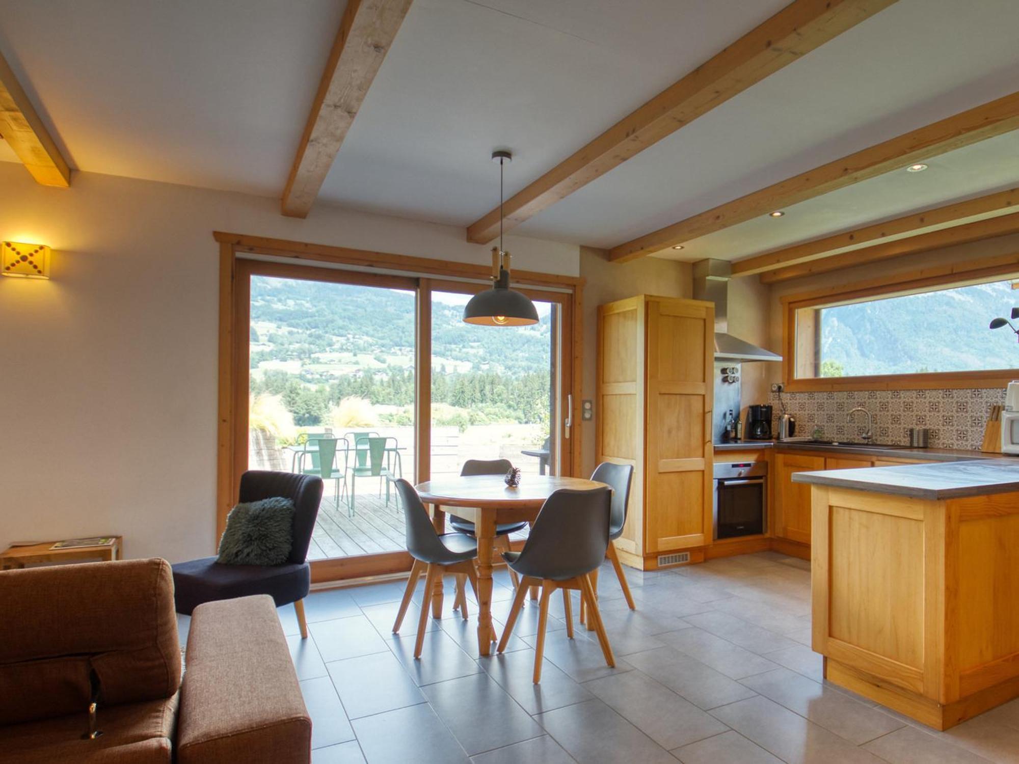 Duplex 2 Chambres Avec Grande Terrasse, Animaux Acceptes, A Samoens - Fr-1-642-77 Zewnętrze zdjęcie