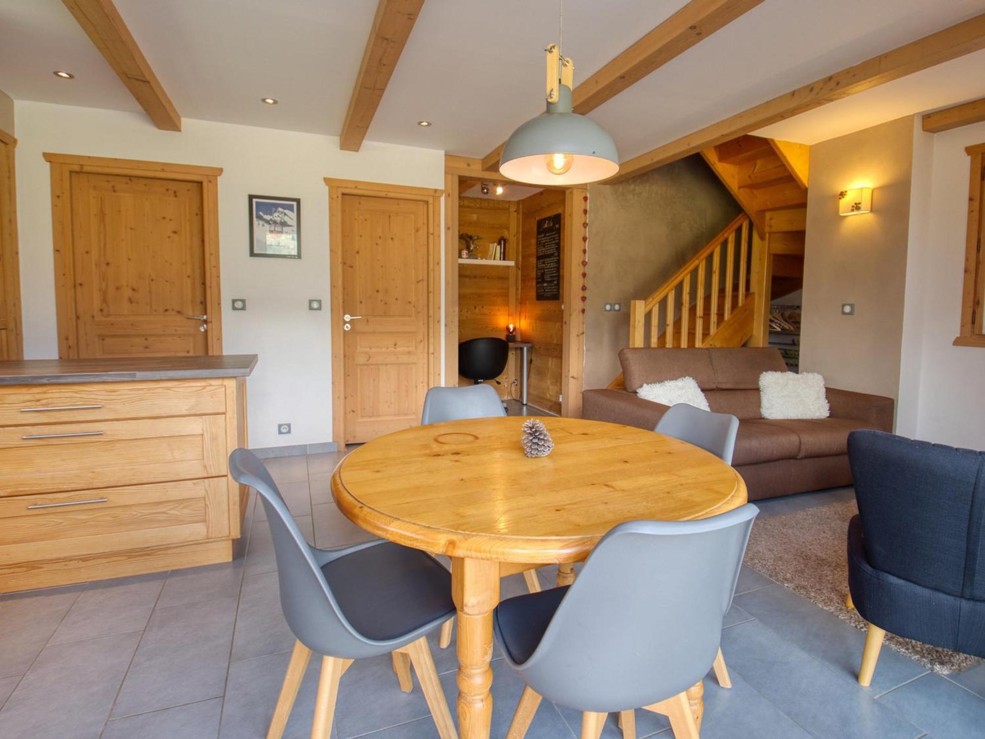 Duplex 2 Chambres Avec Grande Terrasse, Animaux Acceptes, A Samoens - Fr-1-642-77 Zewnętrze zdjęcie
