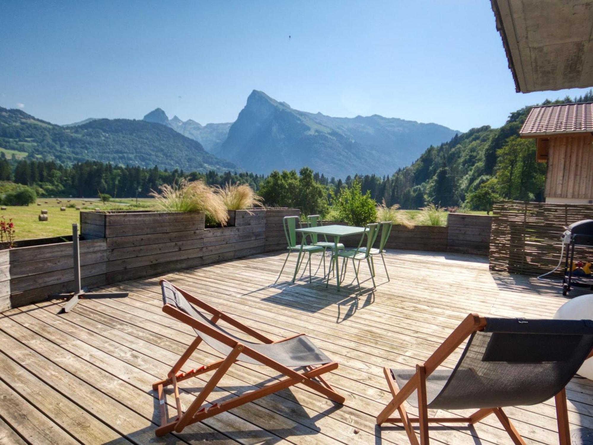 Duplex 2 Chambres Avec Grande Terrasse, Animaux Acceptes, A Samoens - Fr-1-642-77 Zewnętrze zdjęcie